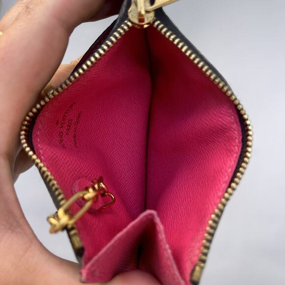 LOUIS VUITTON Monogram Multicolor Black Pochette Cles Coin Case Key Pouch - Picture 11 of 14